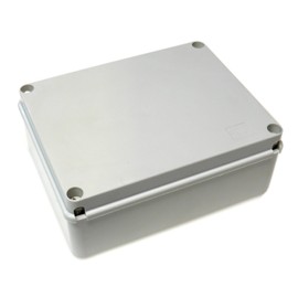 240x190x90 Waterproof Junction Box with Smooth Walls IP56 Adaptable Box JB245B