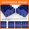HGSKEO 10-Slot Heavy-Duty Plastic Tool Pliers Organizer Rack, 2-Pack with