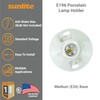 6 Pack Sunlite E196 PORCELAIN LAMP HOLDER MEDIUM BASE E26