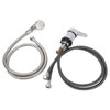 23.6in Faucet 47.2in Electro Polishing Hose High Pressure Sprayer Shampoo