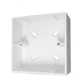 Fielect 86 Type Wall Switch Box Deep Case Recessed Mount Backbox Protection Cover Waterproof Dustproof PVC Wall Switch Socket Box 3.35"×3.35"×1.57" Single Gang White 1pc