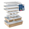 Bakken 8-Piece Stackable Bakeware Set – Ceramic Non-Stick, Oven-Safe Baking