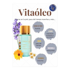 Vitaoleo Tratamiento Facial Y Corporal Terramar, 150 Mls. Momento de aplicación Día/Noche Tipo de piel Seca