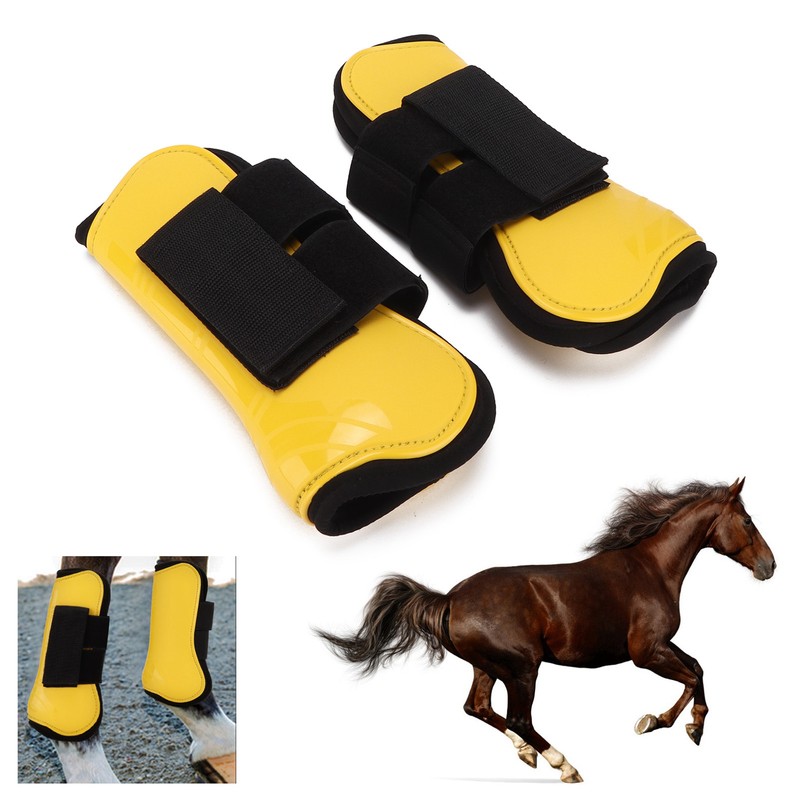 Horse Tendon Boots 4 PCS Protective Comfortable and Adjustable Boots