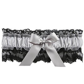 Ivy Lane Design Britney Garter, Black/Silver