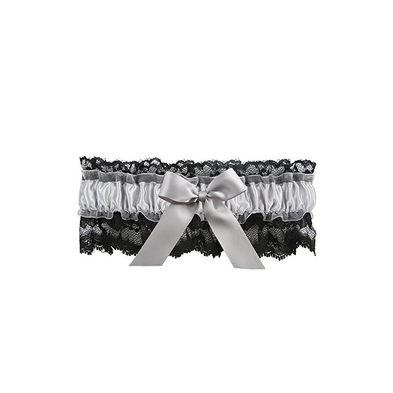 Ivy Lane Design Britney Garter, Black/Silver