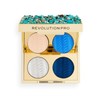 Revolution Beauty London Pro, Ultimate, Eye Quad, Eyeshadow Palette, Ocean
