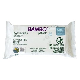 Bambo Nature USDA Certified Biobased Baby Wipes 768 Count
