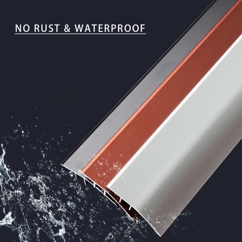 Threshold Ramp, Aluminium, Door Threshold, Tension Strap, Transition Profile, Suitable
