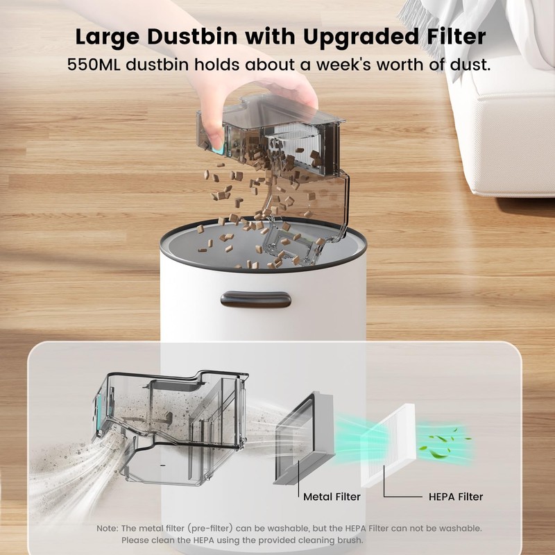 Lefant 4PCS Hepa Filter Replacement Accessories for Lefant M310 Robot