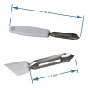 Ventas Pelador Recto De Acero Inoxidable Mango De Plástico 18.5cm