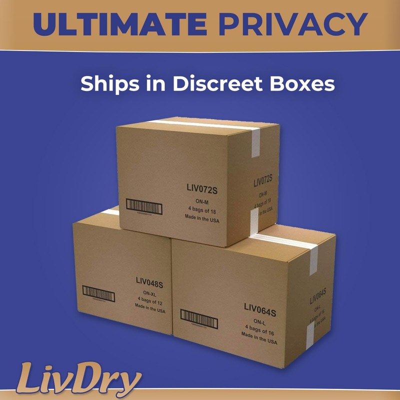 LivDry Ultimate Adult Incontinence Underwear, Max Absorbent Adult Diapers with