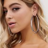 Large Hooped Earrings For Women Stainless Steel Hoop Ear Rings