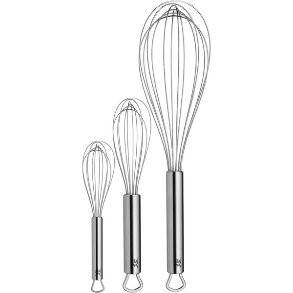WMF Profi Plus Whisk Set of 3, Whisk Stainless Steel