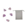 Pandiui23 Natrlicher Amethyst, 20 bis 30 mm, 5 Stck, Amethyst,