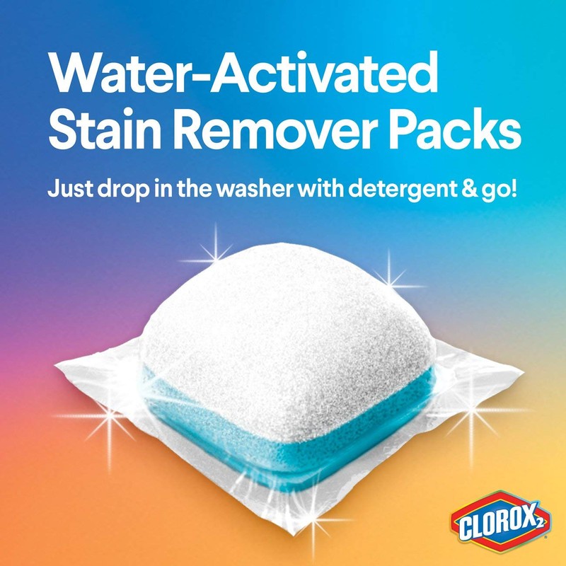 Clorox 2 Laundry Stain Remover and Color Booster Pack, 40
