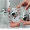 GOYISEE Glass Foaming Hand Soap Dispenser Glass,Hand Soap Dispenser for