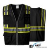 SKSafety Chaleco de seguridad reflectante de alta visibilidad, cumple con