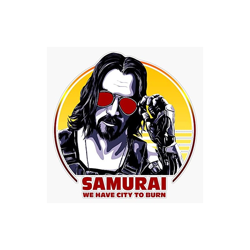 Cyberpunk Bumper Sticker Window Vinyl Decal 5"