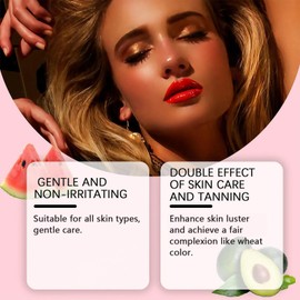 Sunlight Darkening Essence, 2PCS Advanced Self Tanning Drops, Sunless Tanning Drops, Enhances Natural Glow, Hydrates Skin, No Streaks, for Women, All Skin Types