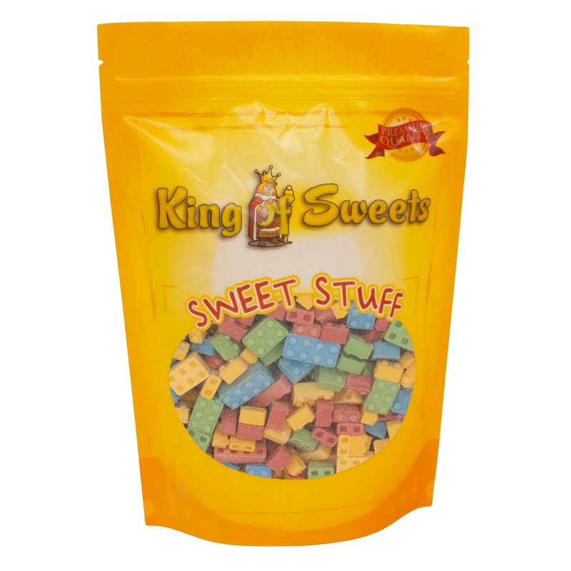 Candy Blocks 1 Pound Nostalgic 90s Candy Mix in a