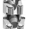 QWORK® 5 Piece Mop Broom Holder, Mop Holder Wall Mounted,