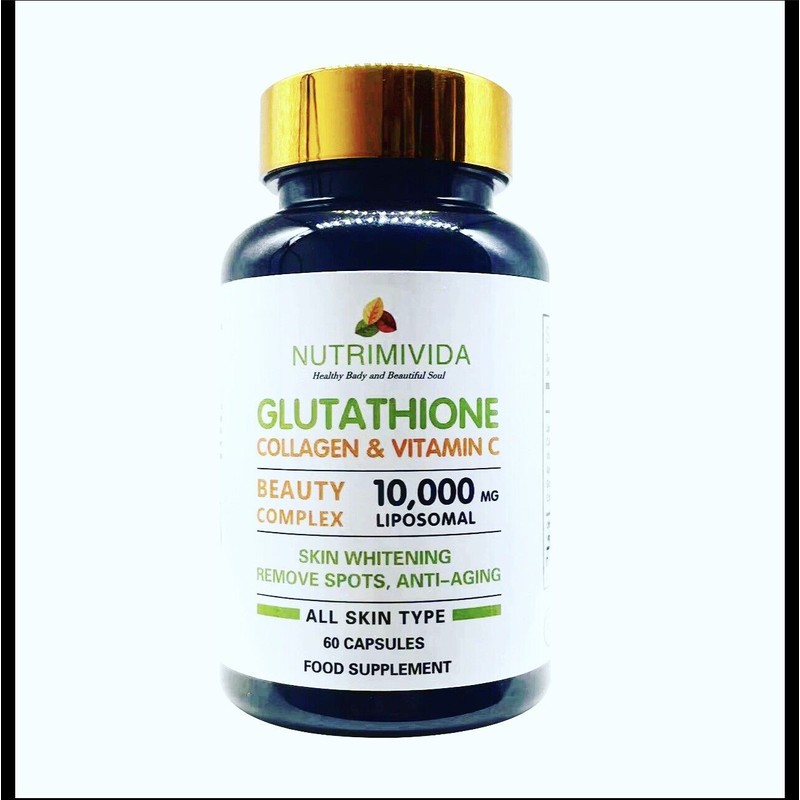 Nutrimivida Liposomal Glutathione 10000mg - 60 Capsules - Master Liver