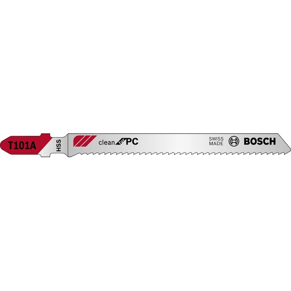 Bosch Professional 3x Jigsaw Blade T 101 A Special for Acrylic (for Plastic & Polycarbonate sheets, Accessories Jigsaw)