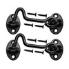 Klurent 4" Barn Door Latch Door Lock Hardware, Sliding Door