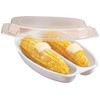 WalterDrake Microwave Corn Steamer White One Size Fits All