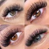 Premade Fans Eyelash Extensions 180 Fans Pointy Thin Base 8D