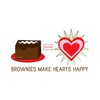 CafePress Brownies Make Hearts Happy Throw Blanket Super Soft Fleece