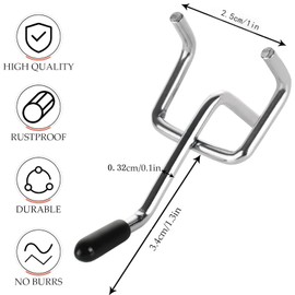 Nivithi 55PCS 5cm Pegboard Hooks,2.5cm Hole Pitch,Metal Pegboard,Pegboard Accessories,Peg Board for Tools,Peg Boards for Walls,Panel Display Hooks for Retail Store,Supermarket,Garage