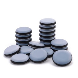 20 Stück selbstklebend möbelgleiter, Rund Gleiter Teflongleiter Ø 20 mm, Schieberegler für Küchengeräte, zum Bewegen Möbel