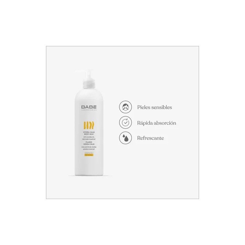 Crema Corporal BABÉ Fluido Hidra-Calm 500ml
