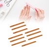 10pcs Nail File Professional Wood Core Reusable Double Sides Washable