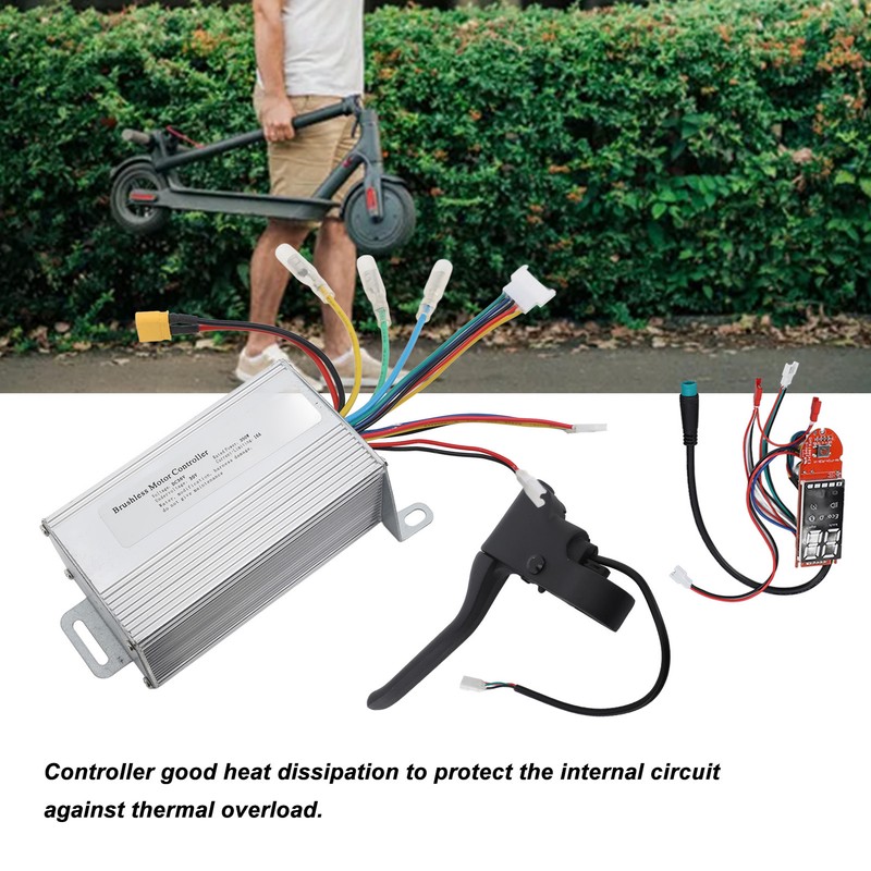 36V 350W Electric Scooter Motor Controller Kit Dashboard Digital Display