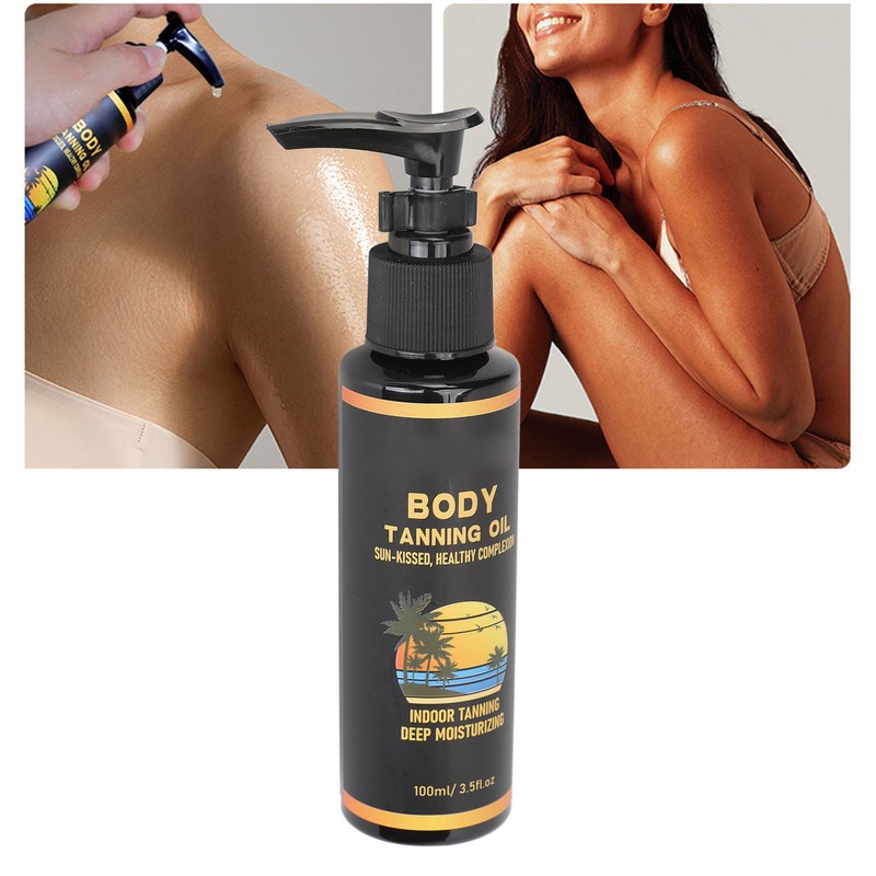 Tanning Oil Keep Skin Hydrating Fast Absorbing Bronzing Tanning Lotion