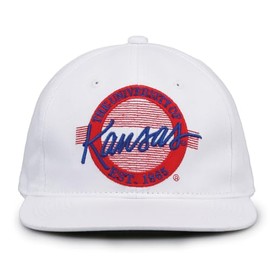 The Game One Size Fits Most Retro Classic Circle Design, White