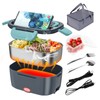 CHARMDOO Electric Lunch Box, Food Warmer Heater 12V 24V 110V,