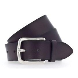 Vanzetti Women's Leather Belt Dark Purple 35 mm Leather Belt, Dark purple