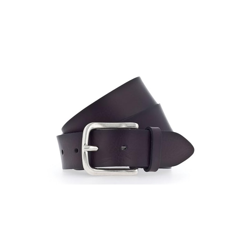 Vanzetti Women's Leather Belt Dark Purple 35 mm Leather Belt,