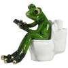 Comfy Hour 5" Resin Frog Figurine – Novelty Funny Sitting