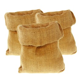 GARDENIX® Pack of 3 Universal Jute Sacks (55 cm x 85 cm, 250 g/m²), Natural Fibre, 100% Jute, Durable
