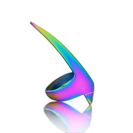 My Hair Tools Hair Parting & Sectioning Ring - Stainless Steel Finger Braiding Hair Pick Tools Quick Installation of Human Hair Extensions Hair Styling Tools (Multi)