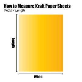 Top Pack Supply Kraft Paper Sheets, 40#, 18" x 18", Kraft (Pack of 1600)