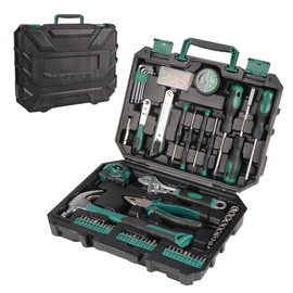 Fancyall 100 Piece Household Tool Set, Mechanics Tool Set, Perfect for Car Enthusiasts and DIY Home Repairs