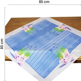 Kamaca Table Runner in Various Designs, with Lotus-Effect - Liquids Bead Up and Roll Off the Surface - An Eyecatcher for Spring/Easter