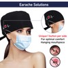 3 Pack Scrub Cap Printed Bouffant Cap Working Cap Beanie