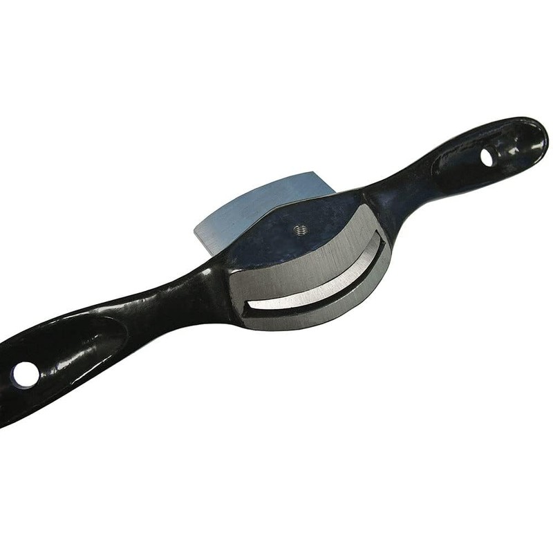 Faithfull FAISSTWIN Spokeshave Twin Pack Concave and Convex, Black|grey|blue